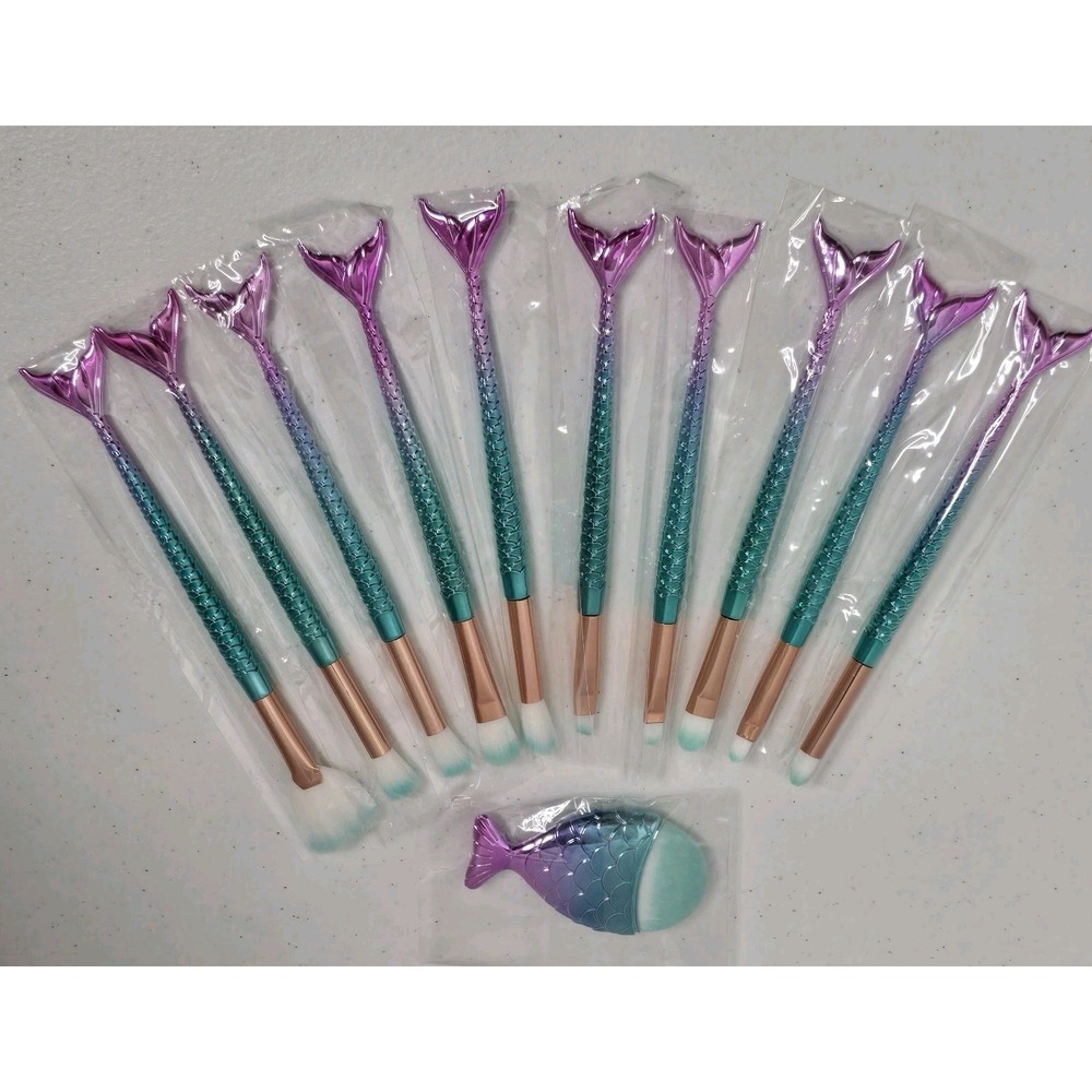 11 PCS Kids Makeup Brushes Set‎ for Girls Cute Tween Teen Girl Gift Trendy NEW